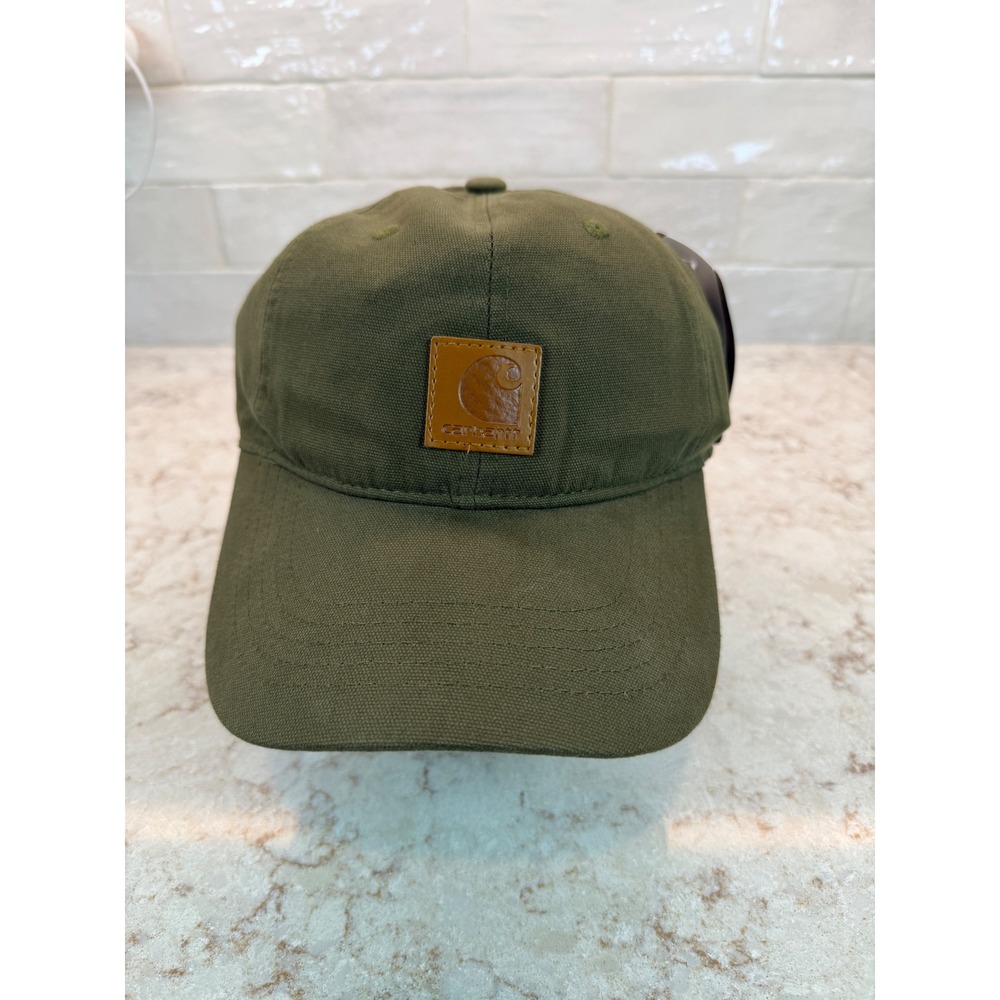 Carhartt Odessa Cap Army Green Cotton Canvas Adjustable Hat NWT